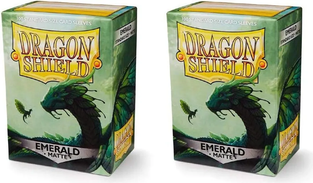 Protégez 200 Cartes avec Dragon Shield Matte Emerald - Idéal Deck Magic