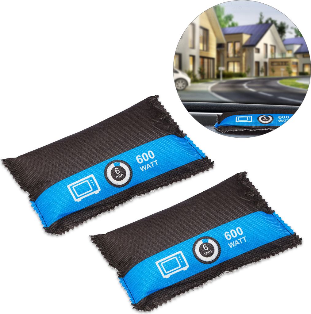 relaxdays 2 x Luftentfeuchter Auto Produktbild 1