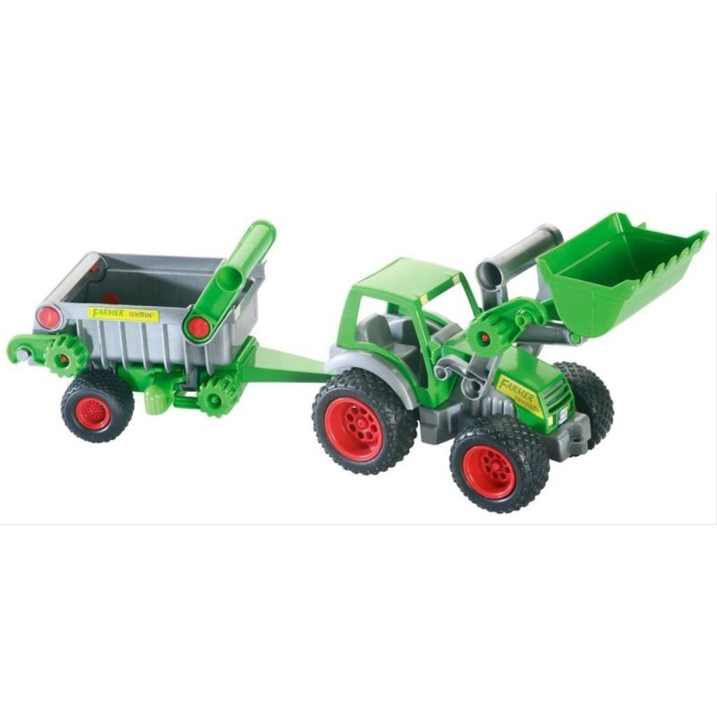 Traktor Polesie Wader z ładowaczem czołowym i przyczepą Zdjęcie produktu 