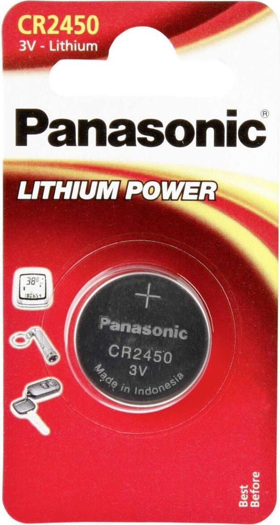 Panasonic CR2450L/1BP - Pile CR2450 - Li - 620 mAh Image du produit 