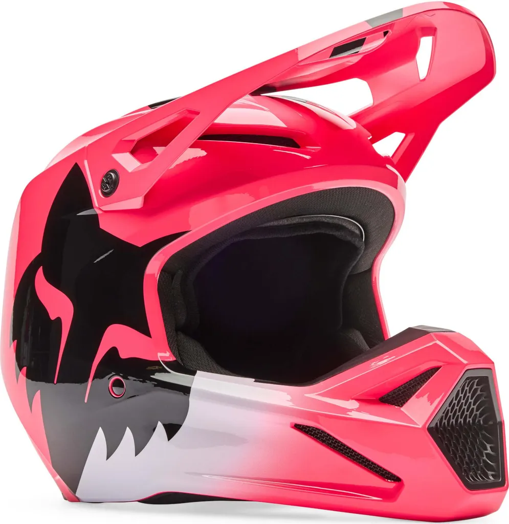 Casque Motocross FOX V1 Shield Jugend Rose Y/M (51/52) - Protection