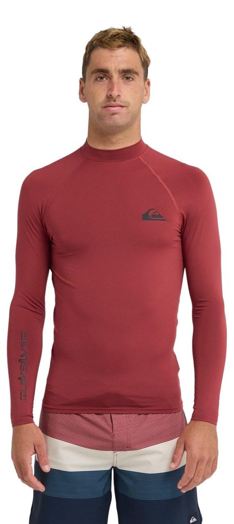 Quiksilver UV Shirt Everyday Longsleeve Elasthan Burnt Russet : S Größe: S