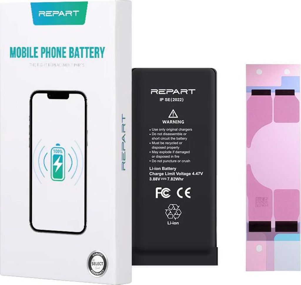 TRADEBIT REPART Akku Ersatz kompatibel für Apple iPhone SE 2022 - Li-Ion - 2018 mAh