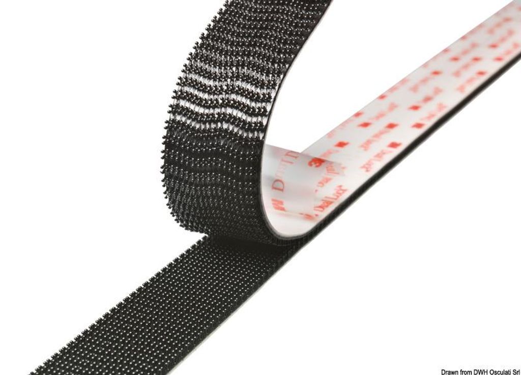3M Dual Lock schwarz 25mm x 46m - Osculati 65.310.01