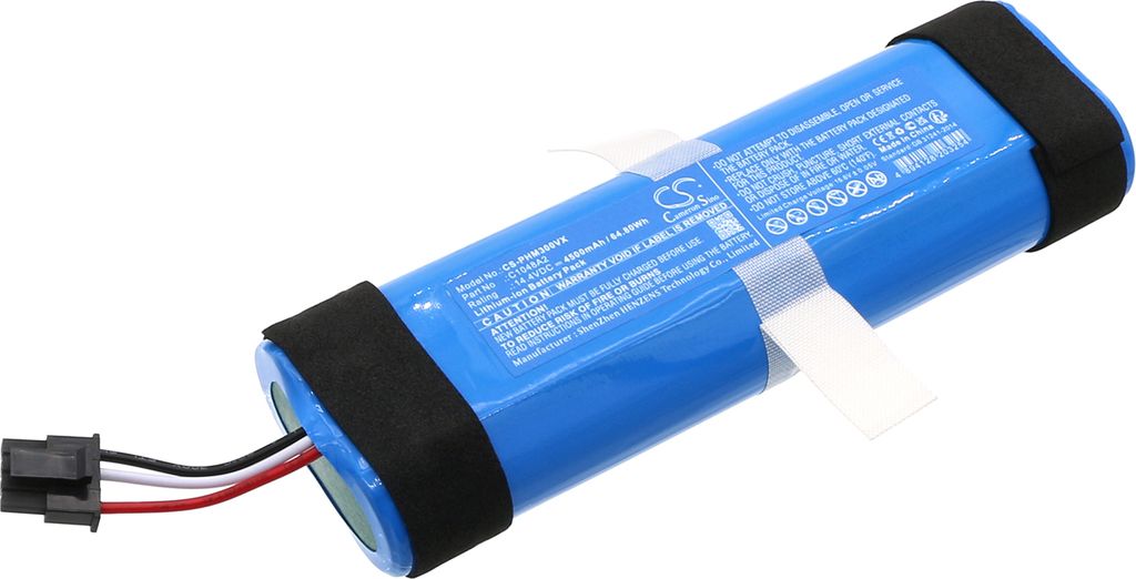 TECHTEK Akku Kompatibel mit [Philips] HomeRun 3000, XU2000/10, XU2000/20, XU2000/20 Robot Vacuum Cleaner, XU3000/01, XU3100/01, XU3110/01, XU3110/02