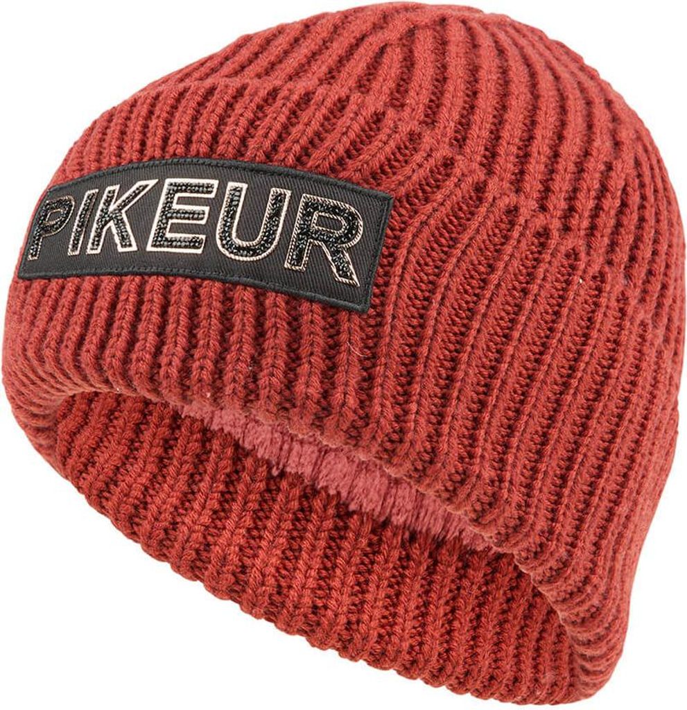Pikeur Damen BEANIE rose wood Mütze Selection HW 25, Größe:55-57