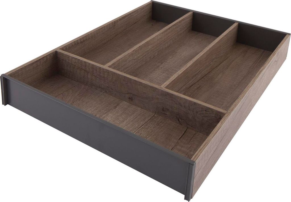 Blum Ambia-Line Besteckeinsatz Besteckkasten 425x300x50mm, Nebraska Eiche Stahl