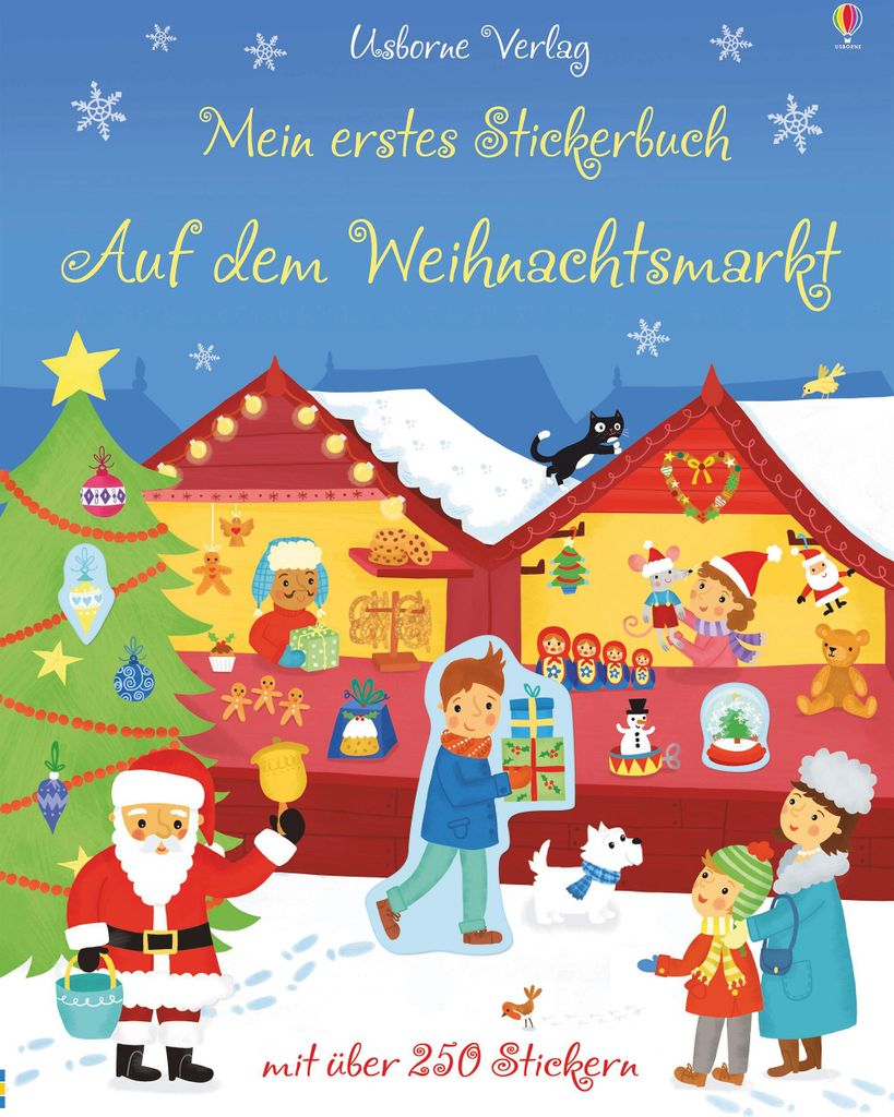 Mein erstes Stickerbuch: Auf dem Weihnachtsmarkt