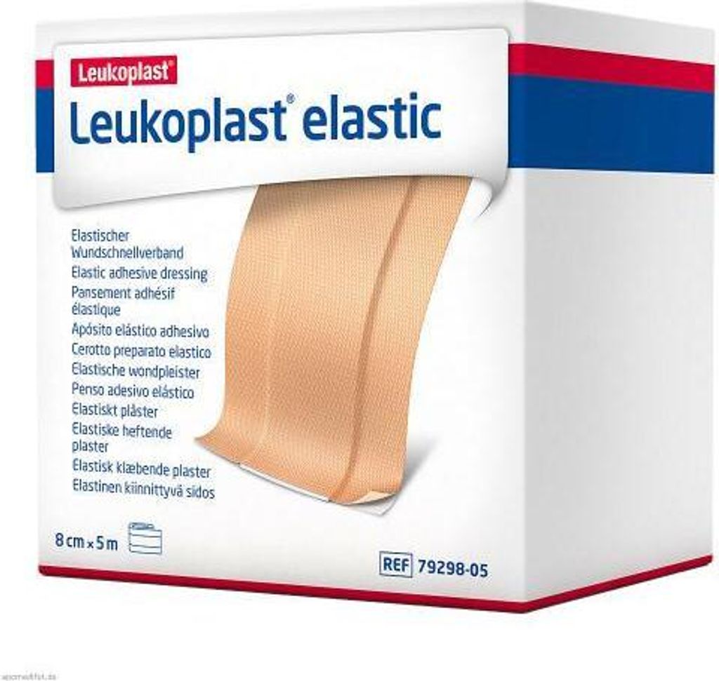 Leukoplast Elastic Pflaster 8 cmx5 m Rolle 1 St