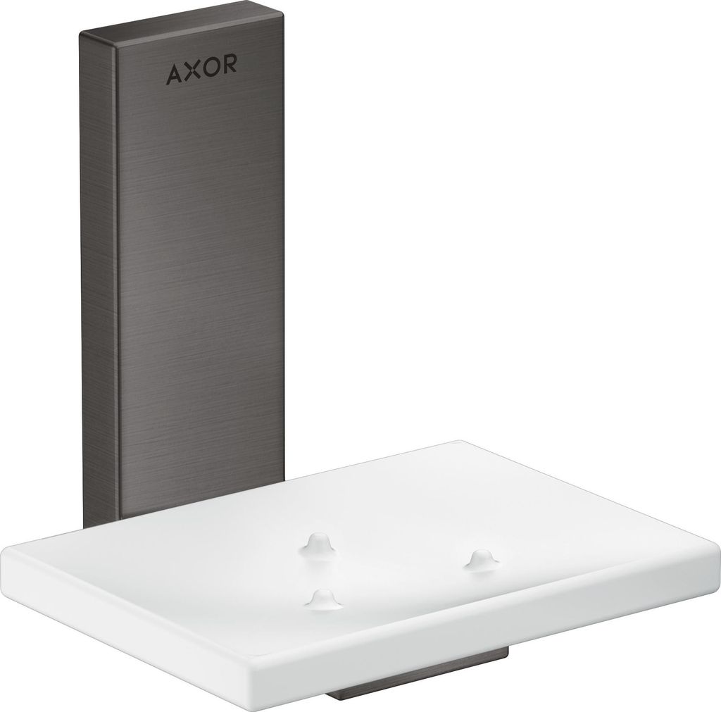 hansgrohe AXOR UNIVERSAL Rectangular Seifenschale, Metall, Ablage Glas, 42605340