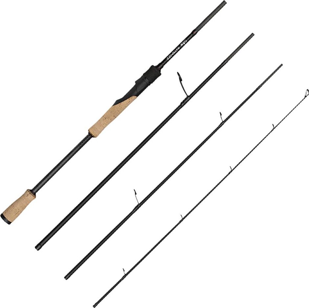 DAM Intenze Reise Spinnrute Carbon 213 cm 6-24g 4-teilig schnelle Aktion