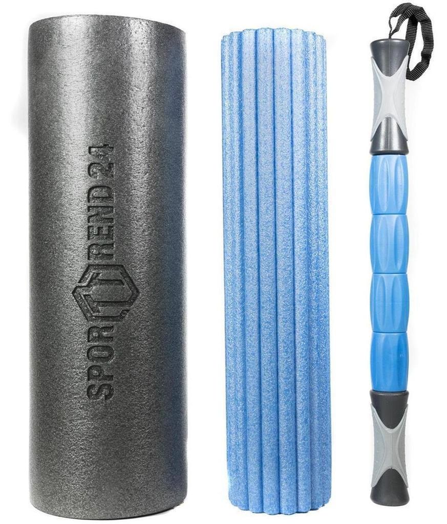 3 in 1 Faszien Set | Faszienrolle Massagerolle Produktbild 