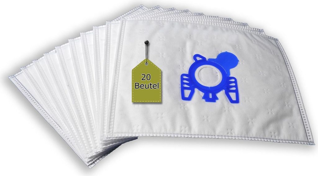 20 Staubsaugerbeutel passend für HOOVER TE70_TE66011 + 2 Mikro- & 2 Motor-Filter