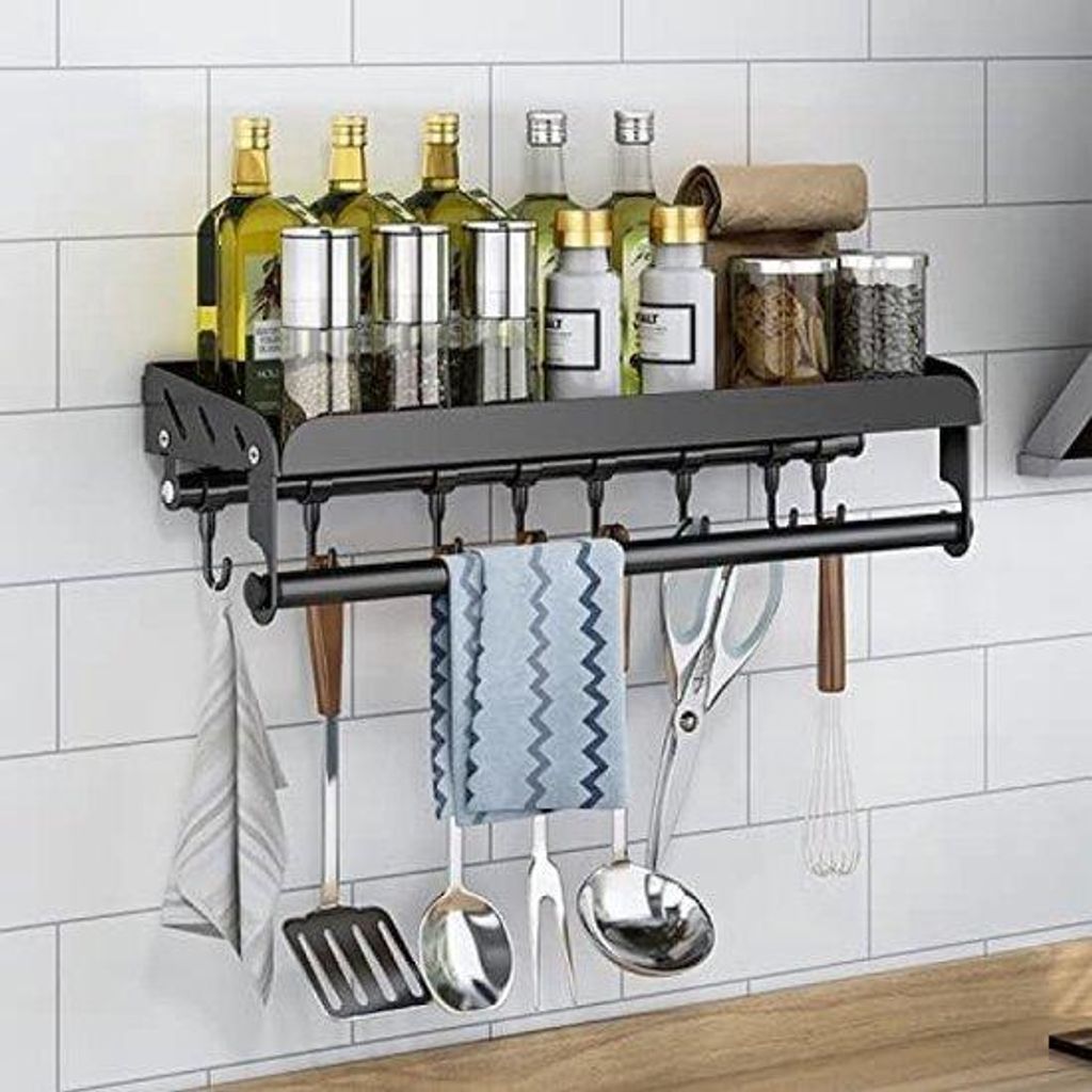 Hängeregal 40 cm für Gewürze, Edelstahl