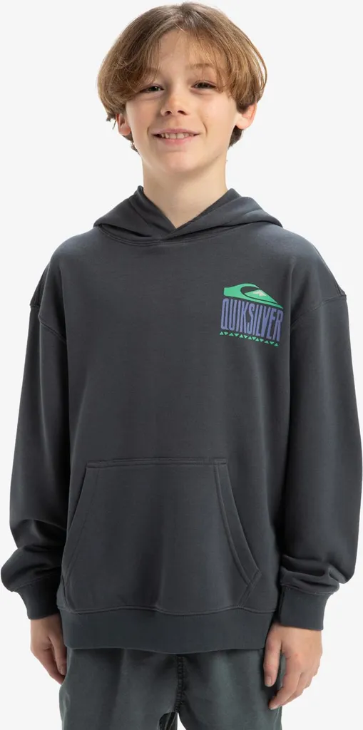 Sweat à capuche Quiksilver Apogherithdyth Iron Gate 8 gris