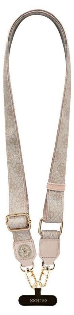 Smycz Guess Universal 4G Tether Strass Metal różowy Zdjęcie produktu 