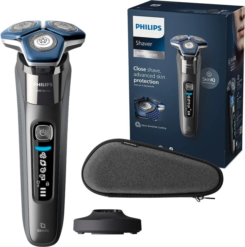 Rasoir Électrique Philips Series 7000 S7887/35 Barbe et Peaux Sensibles