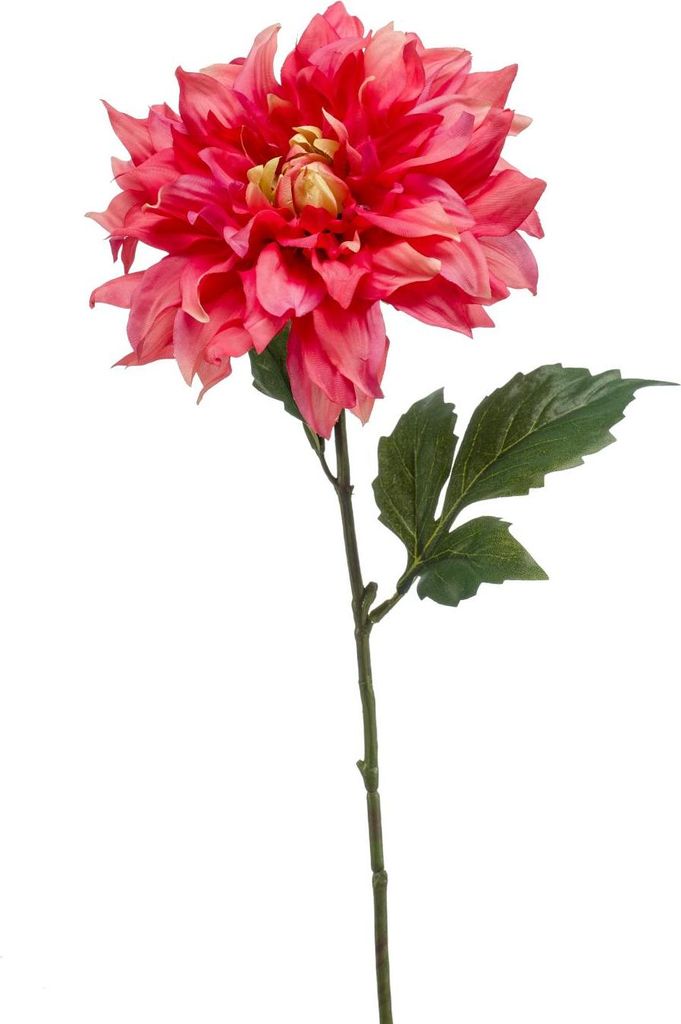 artplants.de Deko Dahlie Natsu, rosa-pink, 60cm - Künstliche Dahlie