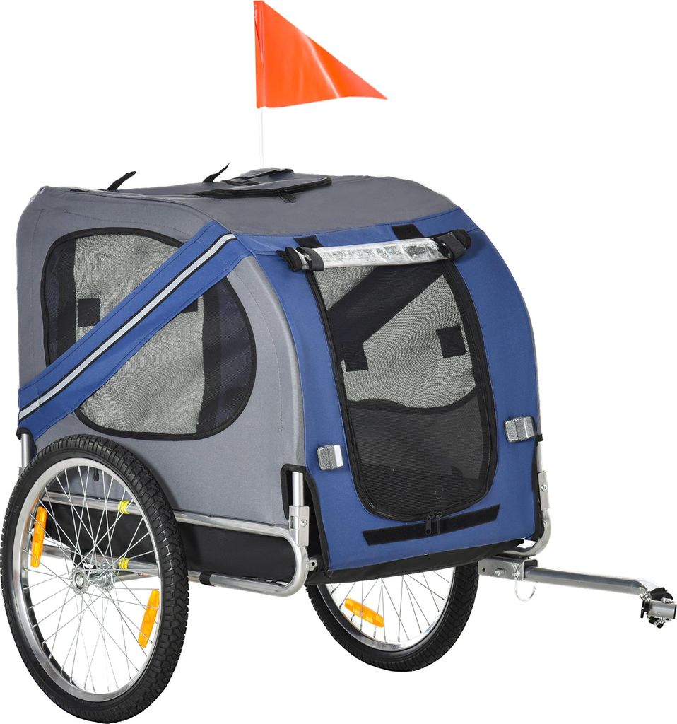 Przyczepka rowerowa dla psa PawHut, transporter dla psa, Zdjęcie produktu 