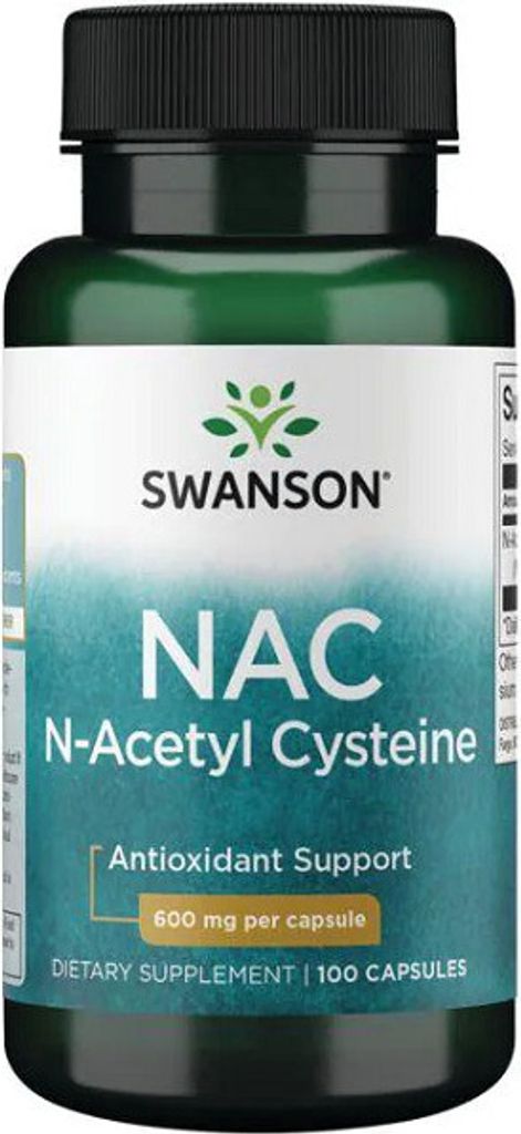 N-acetyl cystein 600mg 100 Kapseln Swanson Health Products Obrázek produktu 