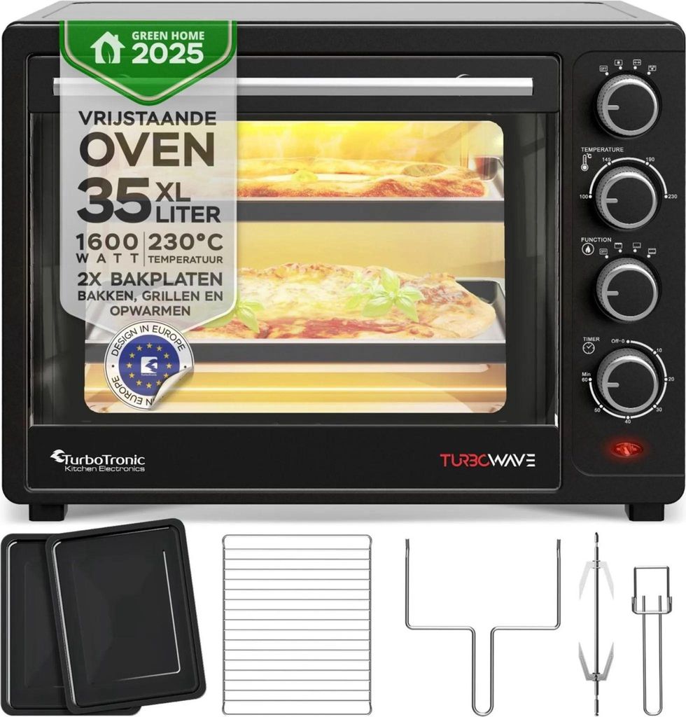 Mini trouba TurboTronic s konvekcí a rožněm 35 litrů, Obrázek produktu 