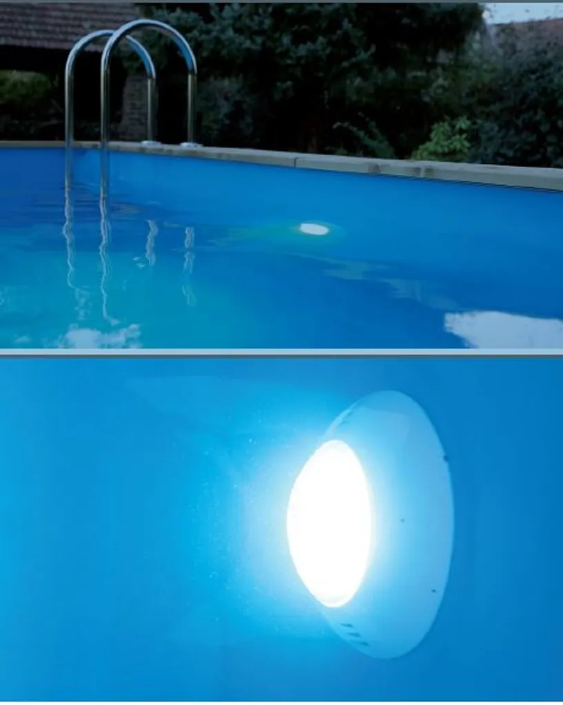 Éclairage Piscine Ubbink 350 LED Blanc pour Baignade Nocturne Sûre - 14