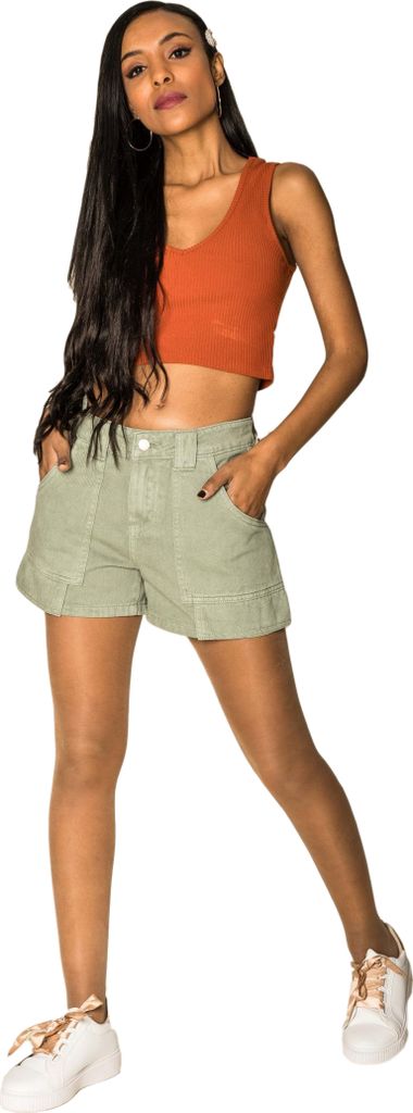 Simply Chic Damen Hochwertige Jeans Shorts Größe: 34