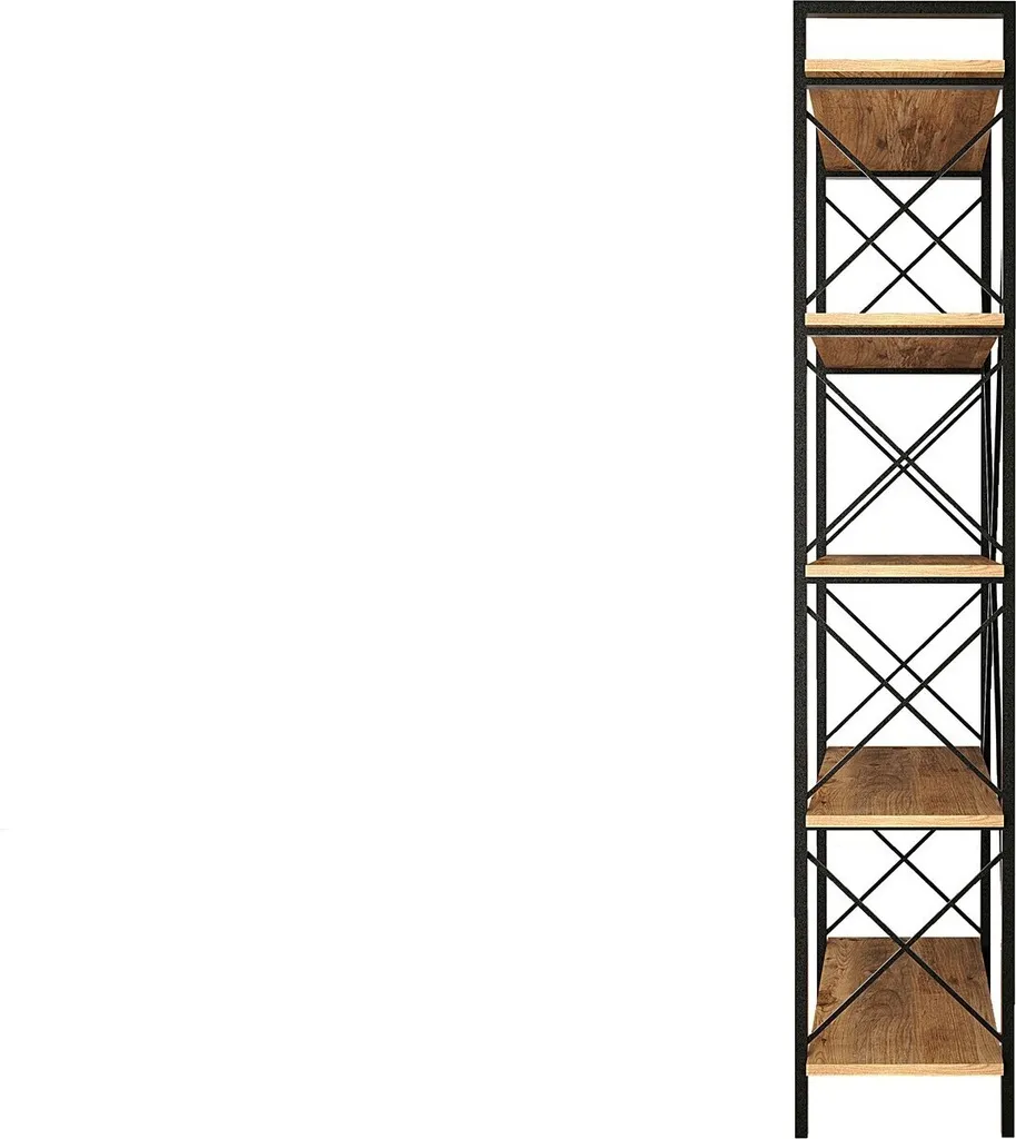 Skye Decor Nero Elit Bibliothèque en Pin Atlantique - 90 x 180 x 33,5 cm
