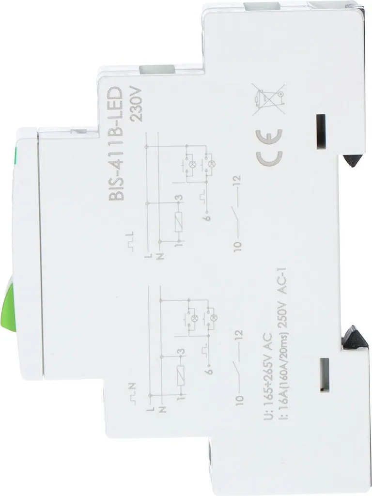 Télérupteur électronique rail DIN BIS-411B-LED pour éclairage LED - 4