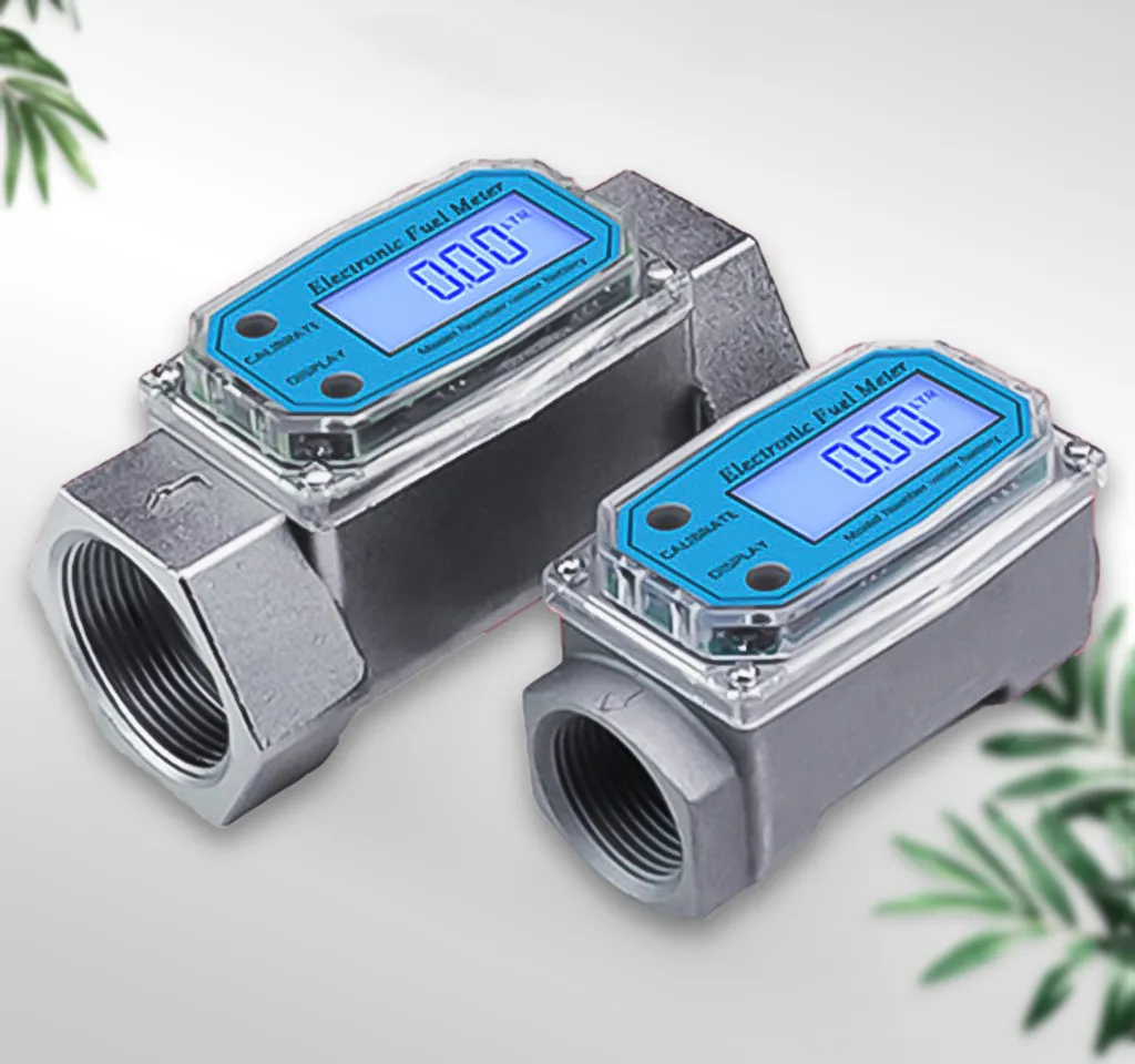 Débitmètre numérique 1,5" anti-perte pour contrôle gasoil 20-280 L/min