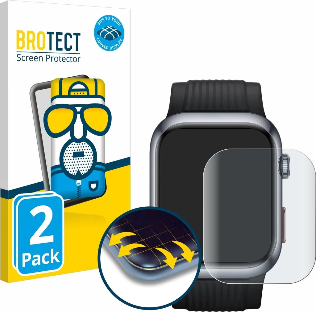 2x BROTECT Fullscreen Schutzfolie für Huawei Watch D2 Produktbild 