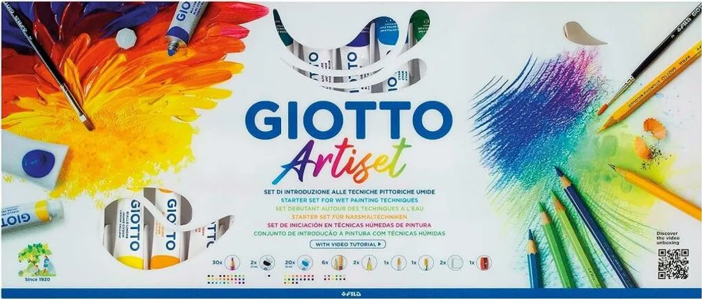 Coffret Giotto F270200 : Set Complet de Techniques Artistiques Mixtes