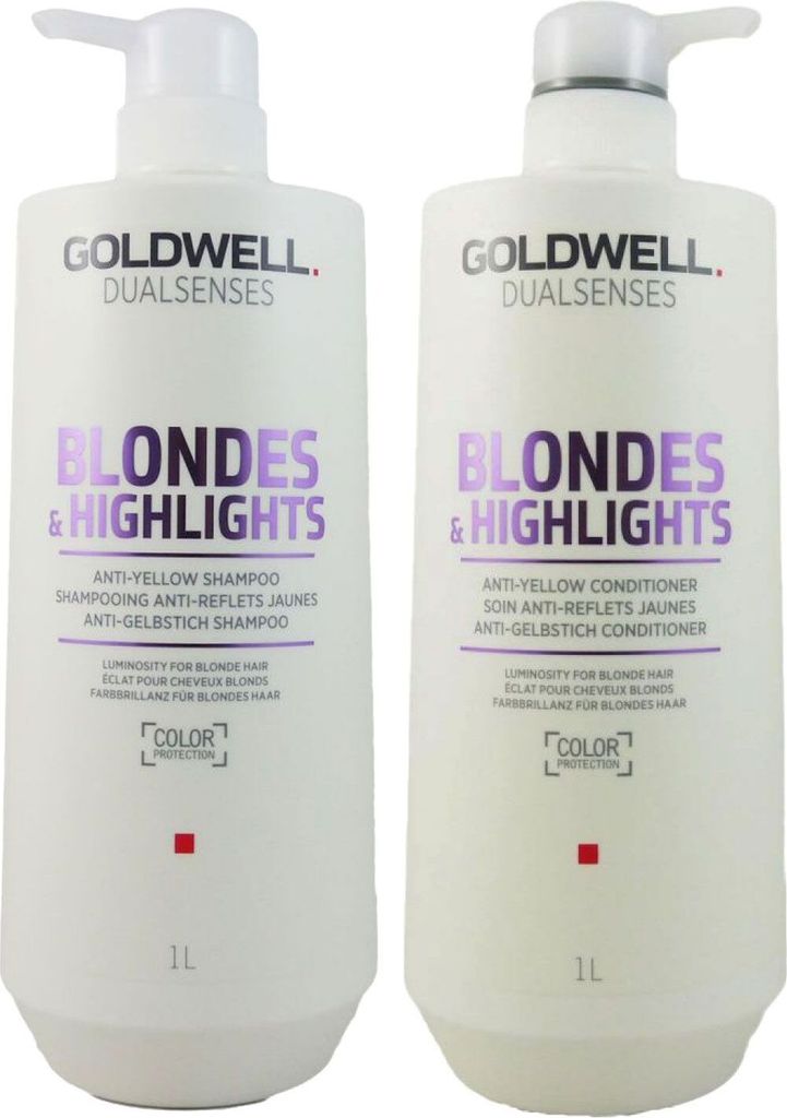 Goldwell Blondes & Highlights 1000 ml Shampoo & 1000 ml Conditioner Set