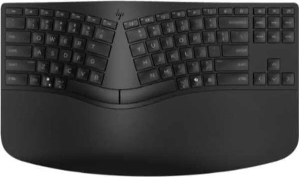 Clavier Sans Fil HP 960 Ergonomique pour Bureautique Intensive et Santé