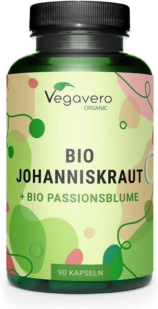 Vegavero Millepertuis + Passiflore| 90 gélules | 500 mg de Image du produit 