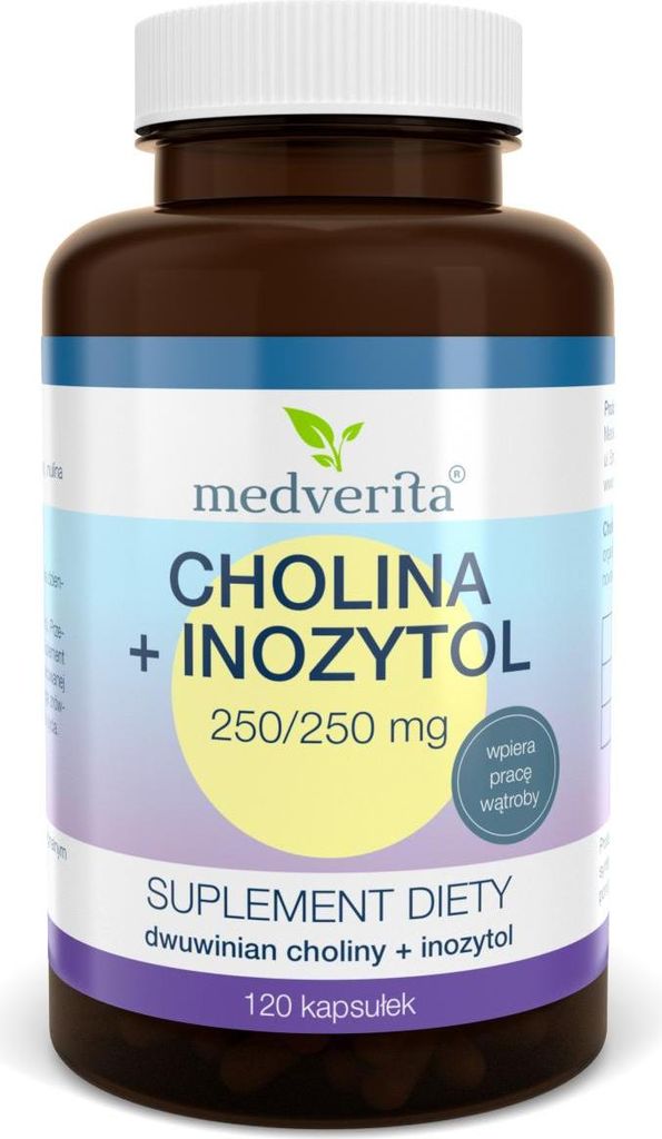 Medverita Cholin + Inositol – Für Gehirn & Stoffwechsel, 120 Kapseln