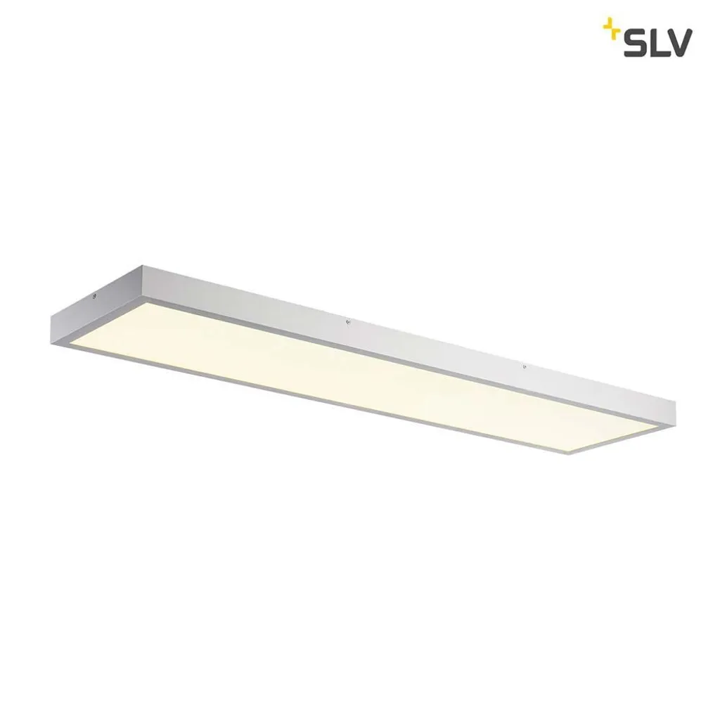 Panneau LED 120x30cm 4000K Silbergrau SLV 1001509 Éclairage de Bureau
