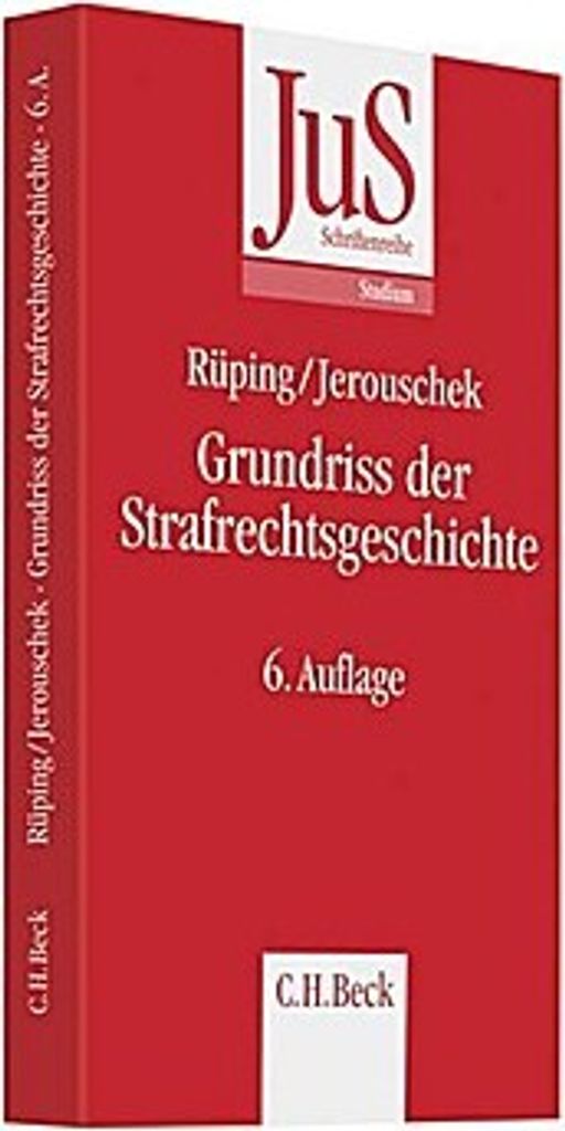 Grundriss der Strafrechtsgeschichte