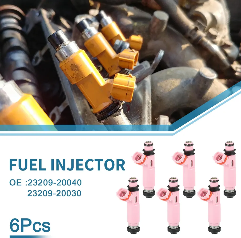 Injecteur de carburant 23209-20040 Toyota Highlander 3.3L, lot de 6