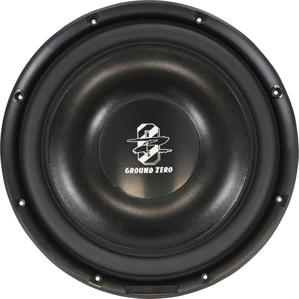 Subwoofer 450W RMS Ground Zero GZRW 300-D2 Flat avec Double Bobine 2 Ohm
