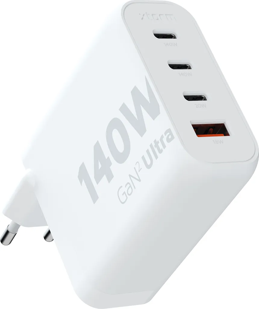 Chargeur 140W GaN² Ultra Xtorm : ne portez plus plusieurs adaptateurs