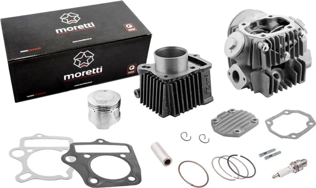 Kit Cylindre Culasse 139FMB 80cc et Bougie pour Cyclomoteur 4T