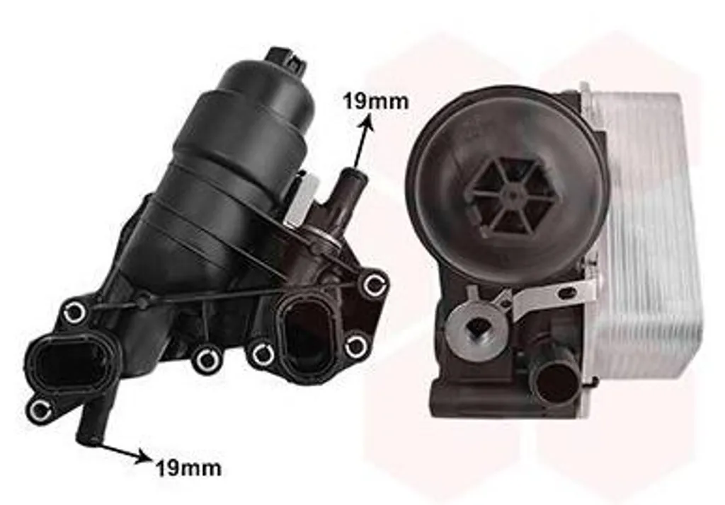 Échangeur thermique huile VAN WEZEL pour Renault Scénic III Grandtour BZ0
