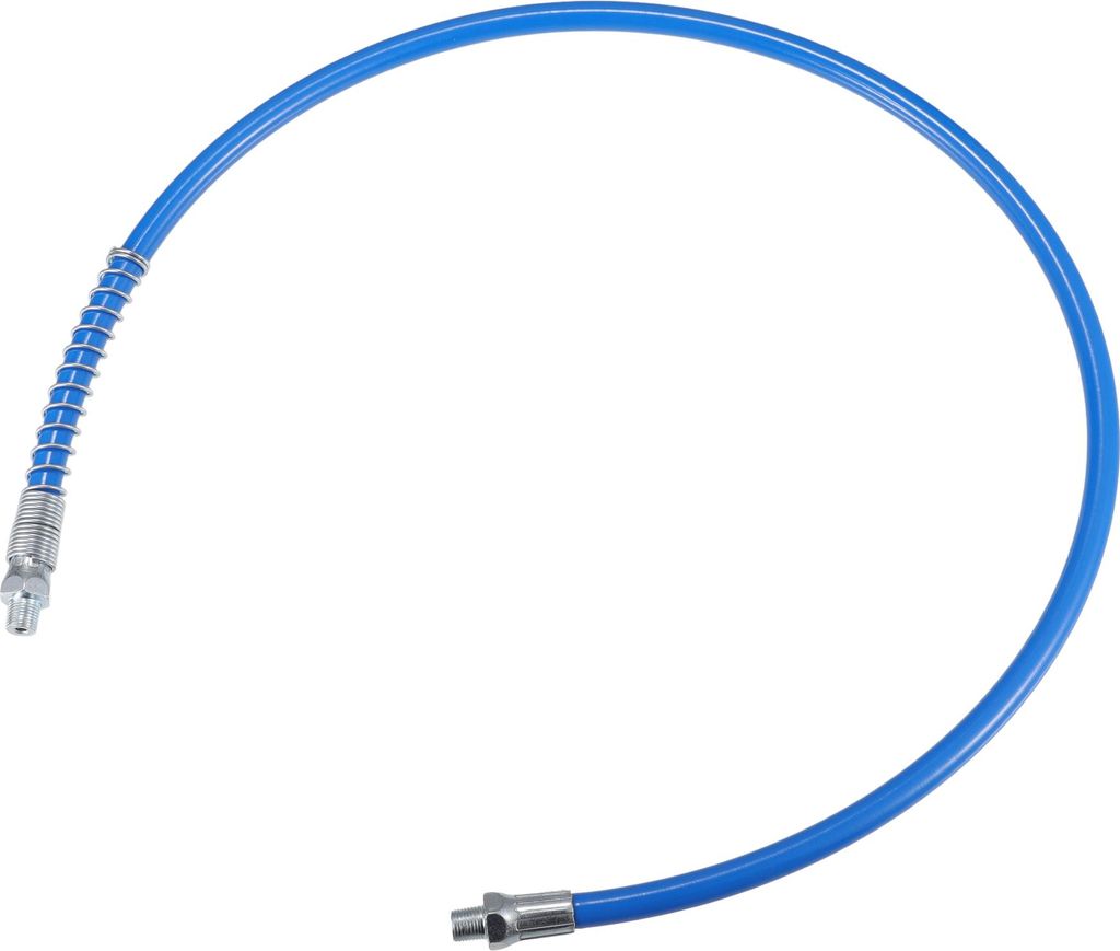 1 Stück 31 Zoll Universal 1/8" NPT Fettpresse Flexschlauch - Anhänger Flex Fettpresse Schlauchverlängerung rutschfest - Metall Blau