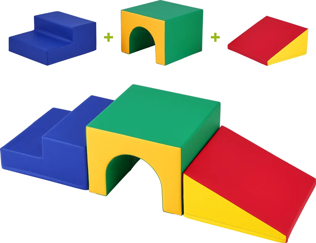 SucceBuy parcours de motricité en mousse 3 pièces pour crèche et bébé