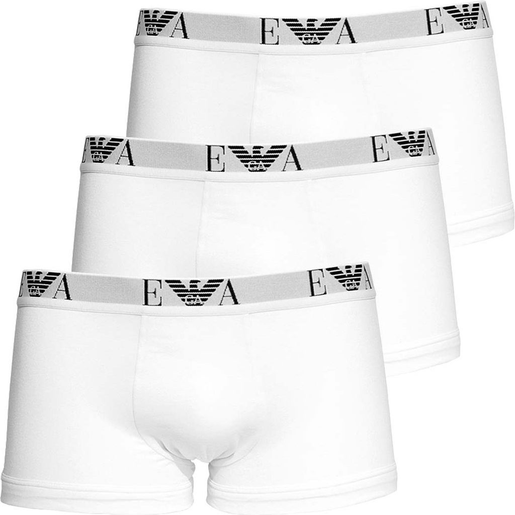 EMPORIO ARMANI 3er Pack Herren Trunk Fb. Weiß Gr.XXL