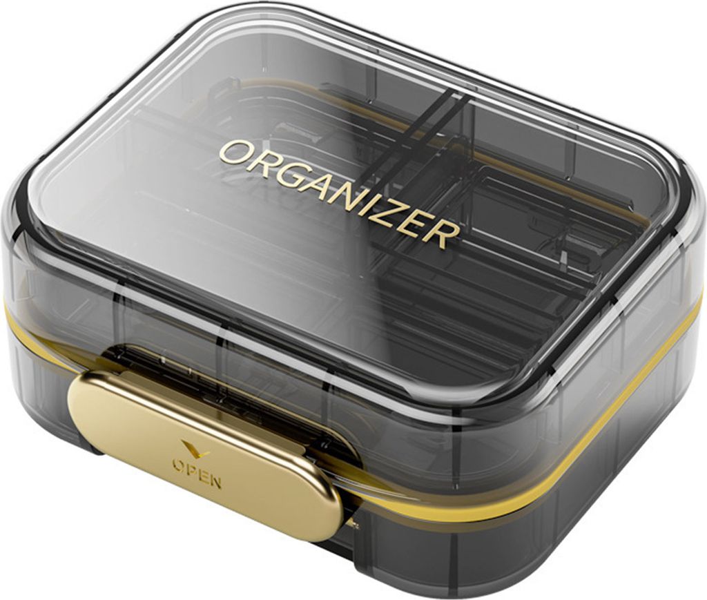 Tragbare Pillendose, feuchtigkeits- und staubdicht, sicherer Verschluss, umweltfreundlich, lange Lebensdauer, Mini-Spender für unterwegs