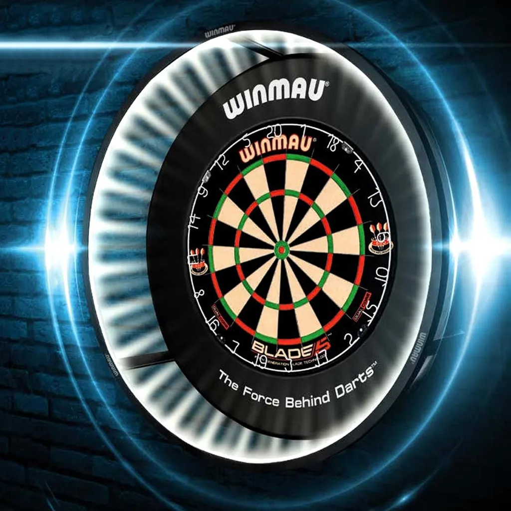 Éclairage LED pour cible de fléchettes Winmau Plasma en aluminium - 29
