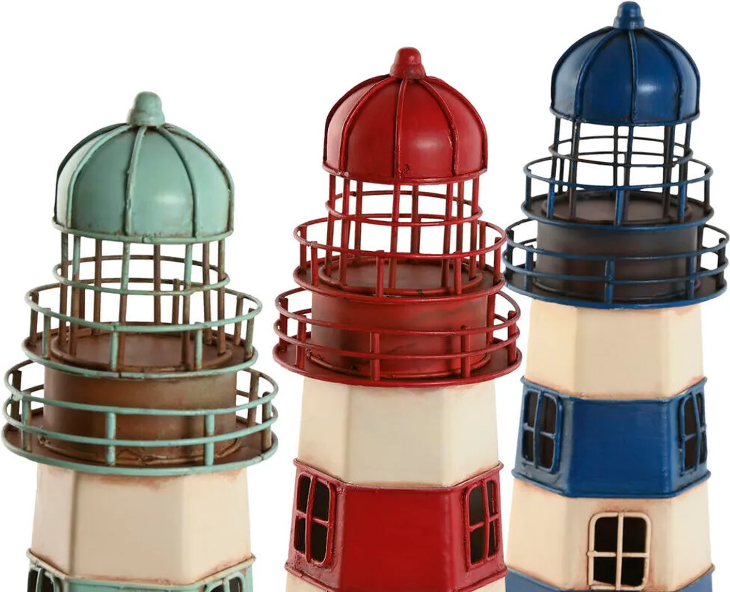 Set déco Home ESPRIT pour harmoniser votre intérieur Bleu et Rouge - 2