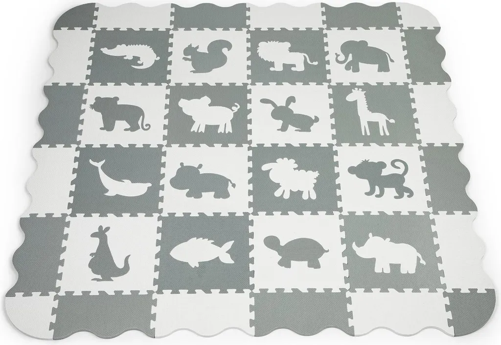 Tapis puzzle mousse anti-choc Animaux - Fini les sols froids et durs